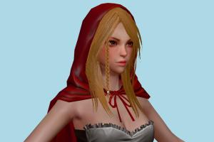 FS Ranger First-Summoner, FS, woman, female, people, human, xna, characters, rigged